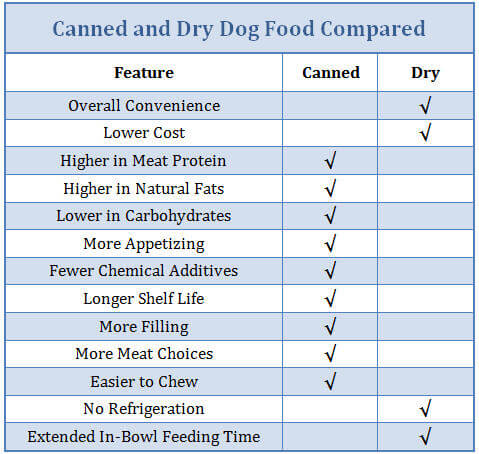 Canned or Dry Dog Food - What's the 