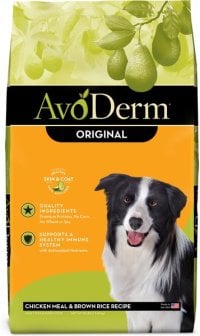 AvoDerm Chicken Meal and Brown Rice Adult Dry Dog Food