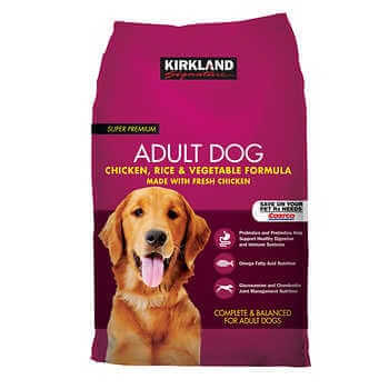 kirkland dog food puppy large breed