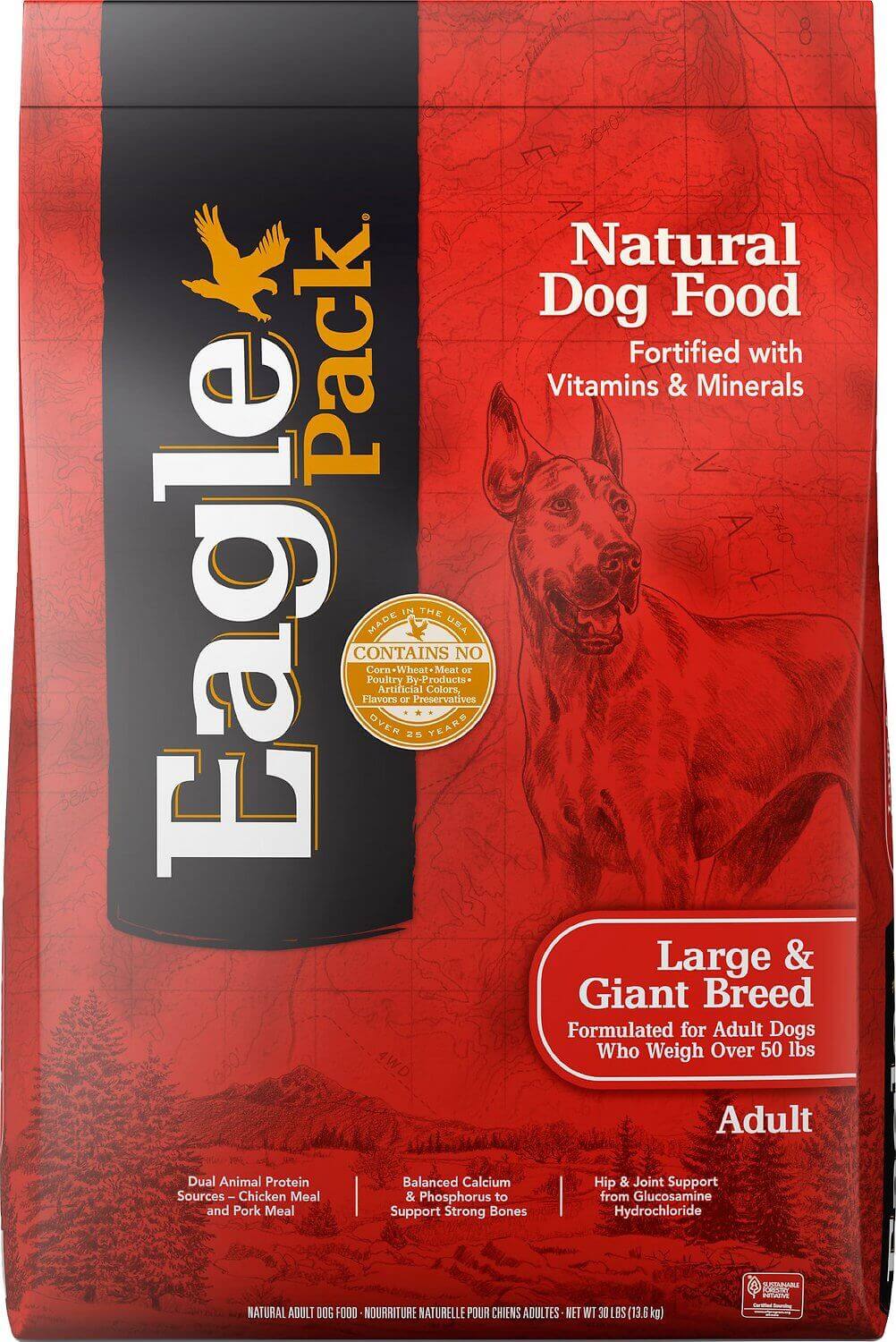 Eagle Pack Adult Large and Giant Breed Dog Food - Best Dog Food for Golden Retrievers