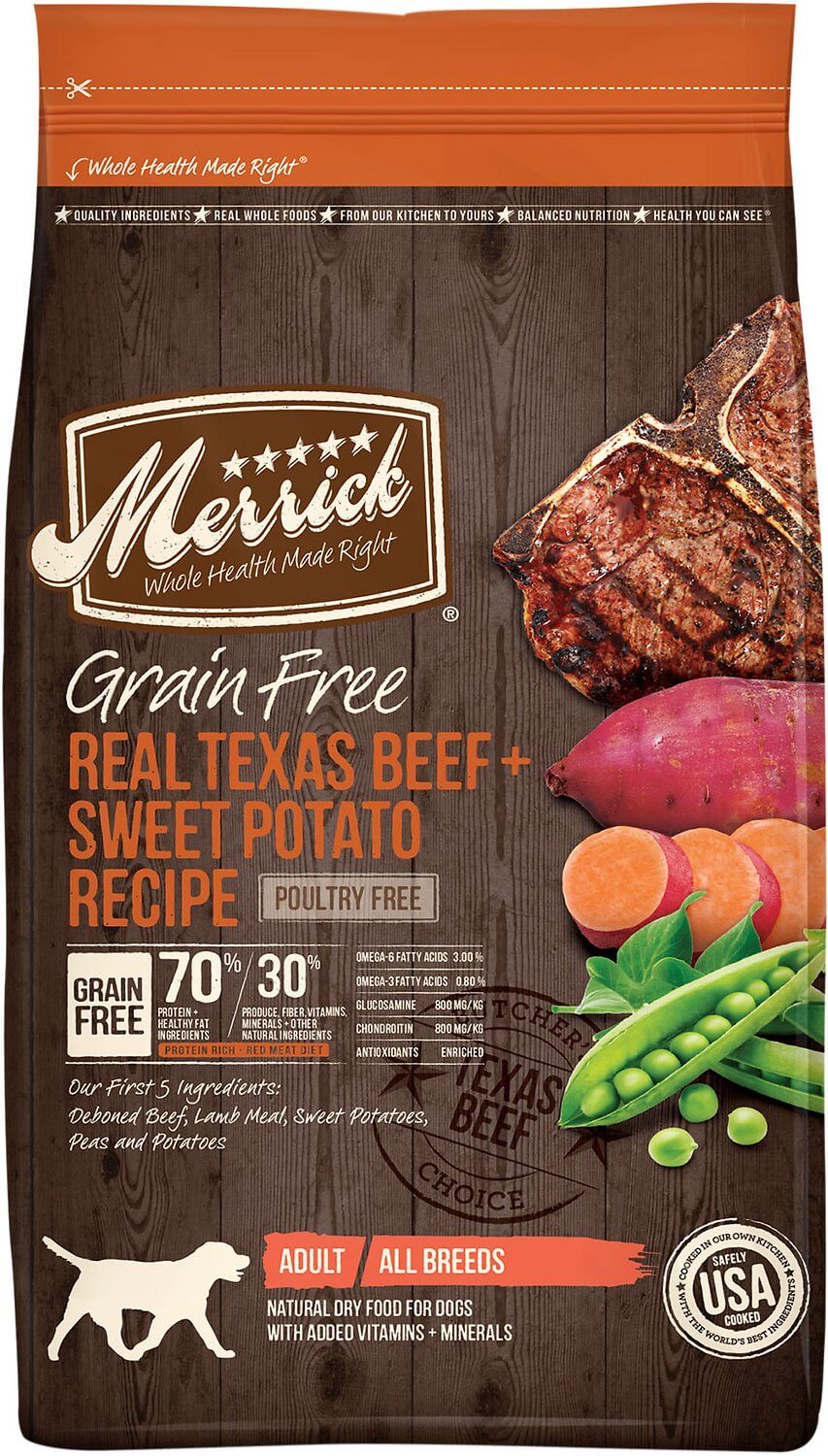 merrick texas beef dog food