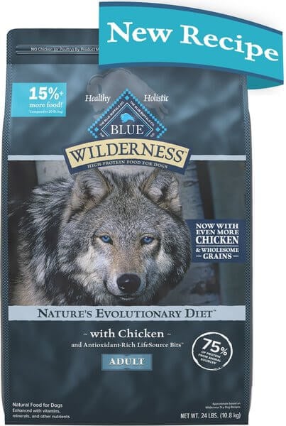Blue Buffalo Wilderness Adult Chicken - Best Dog Food for Golden Retrievers