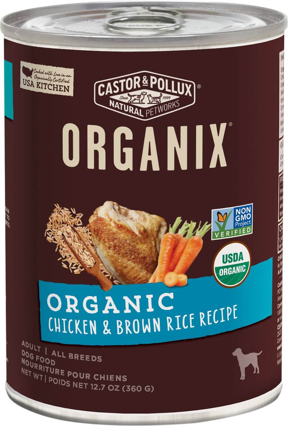 Castor and Pollux Organix Dog Food Review (Canned)