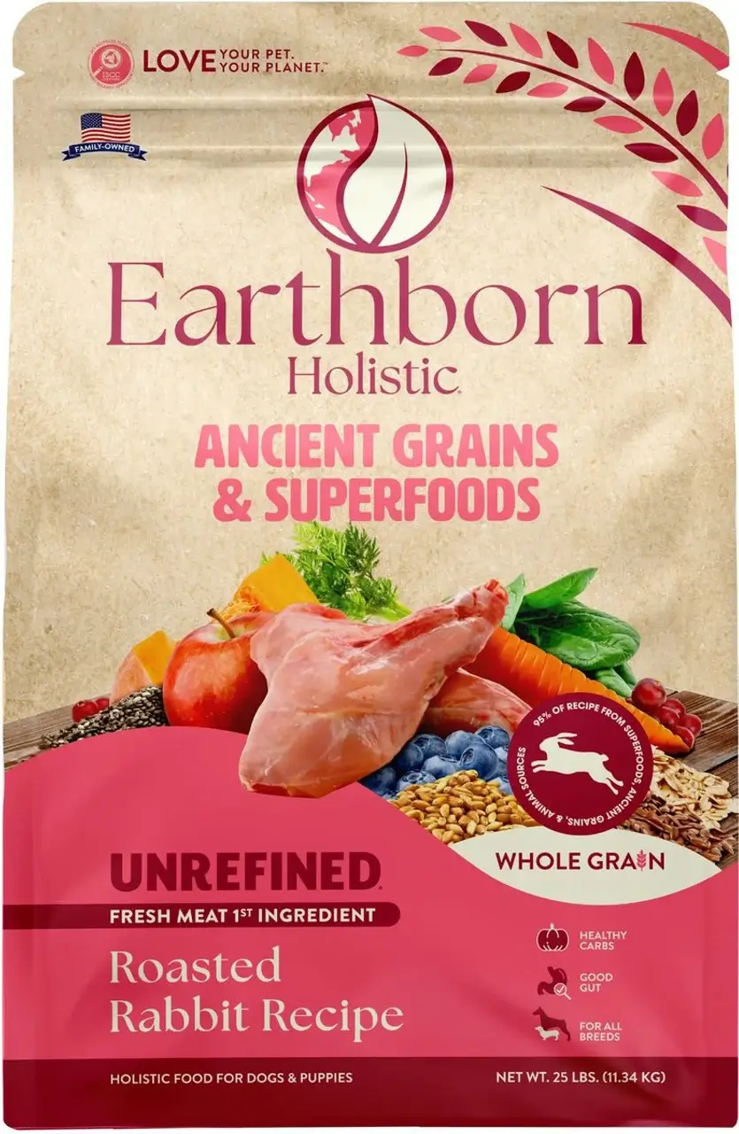 Earthborn Holistic Unrefined Dog Food Review (Dry)