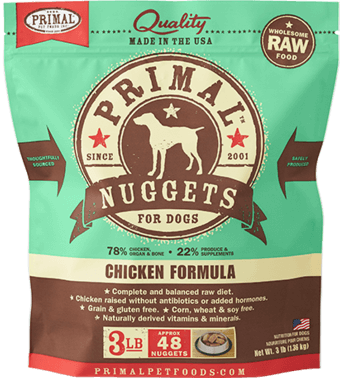 Primal Raw Frozen Formulas Dog Food 