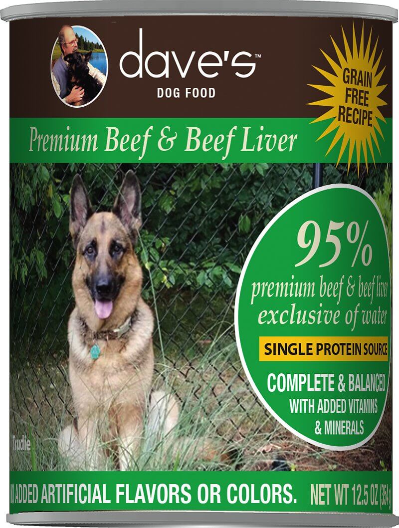 Dave’s 95% Premium Meats Dog Food Review (Canned)