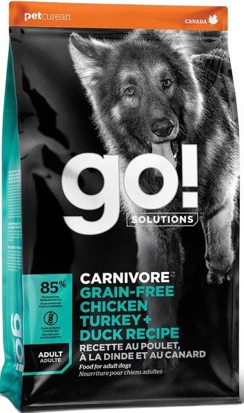 Go! Solutions Carnivore Grain Free Dog Food - Best Large Breed Dog Food