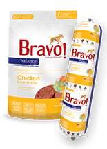 Bravo Balance Chicken Raw Diet Dog Food