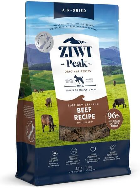Ziwi Peak Air Dried Dog Food Review (Dehydrated)