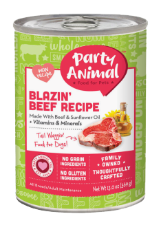 Party Animal Dog Food Review (Canned)