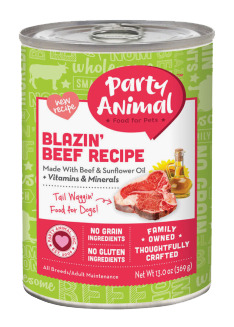 Party Animal Dog Food Review (Canned)