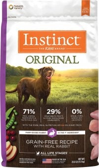 Instinct Original Grain-Free with Real Rabbit - Best Grain-Free Dry Dog Foods