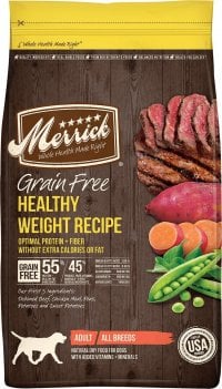 Merrick Grain Free Healthy Weight - Best Dog Foods for Weight Loss