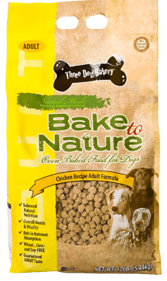 Three Dog Bakery Bake to Nature Dog Food Review (Dry)
