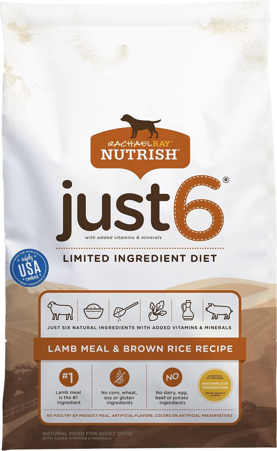 Rachael Ray Nutrish Just 6 Dog Food 