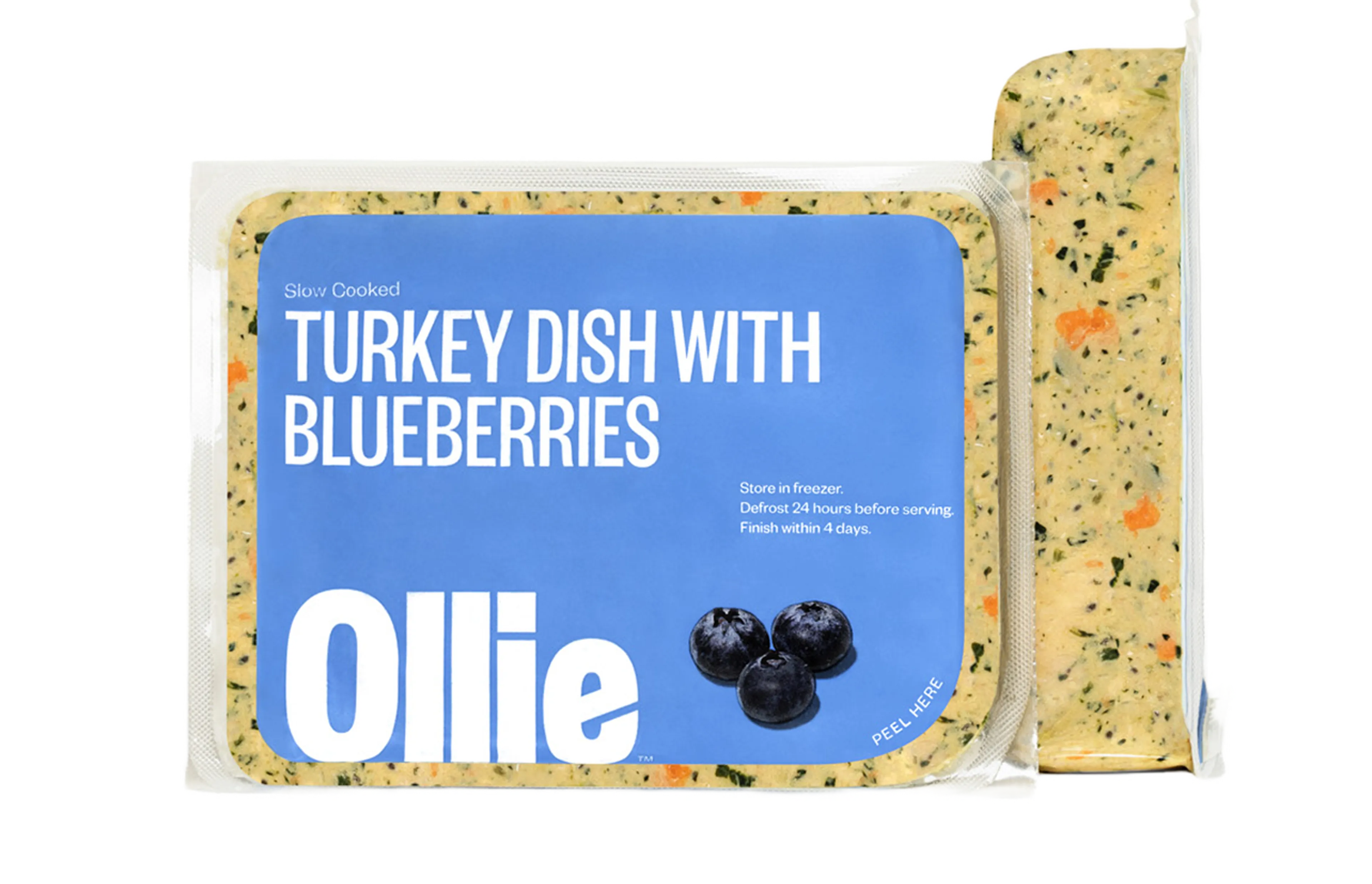 Best Fresh Dog Food For Doberman Pinschers: Ollie Fresh Turkey With Blueberries - Best Dog Food for Doberman PinschersOl