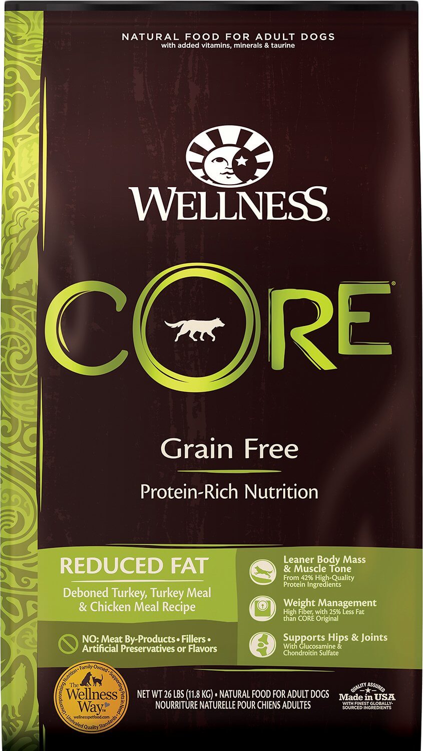 Wellness Core Reduced Fat Dog Food - Best Dog Foods for Weight Loss
