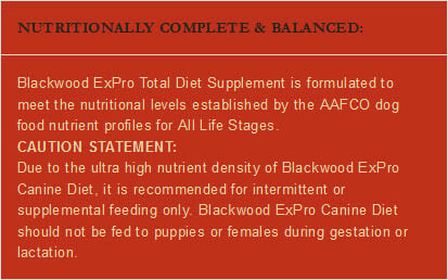 Blackwood ExPro Dog Food Review (Dry)