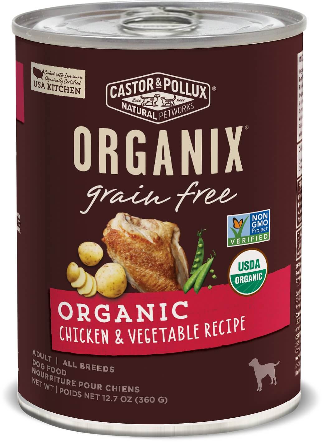 Castor and Pollux Organix Grain-Free Dog Food Review (Canned)