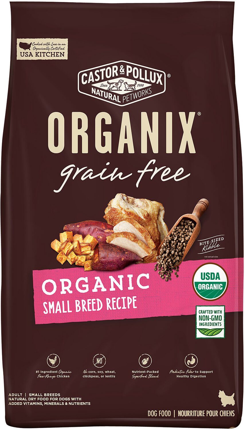 Castor and Pollux Organix Grain-Free Dog Food Review (Dry)