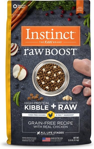 Instinct Raw Boost Dog Food Review (Dry)