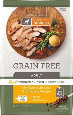 Simply Nourish Grain Free Dog Food Review (Dry)
