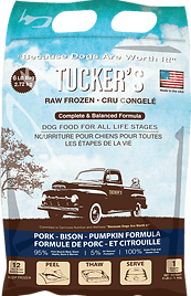 Tuckers Raw Frozen Pork Bison Pumpkin Dog Food