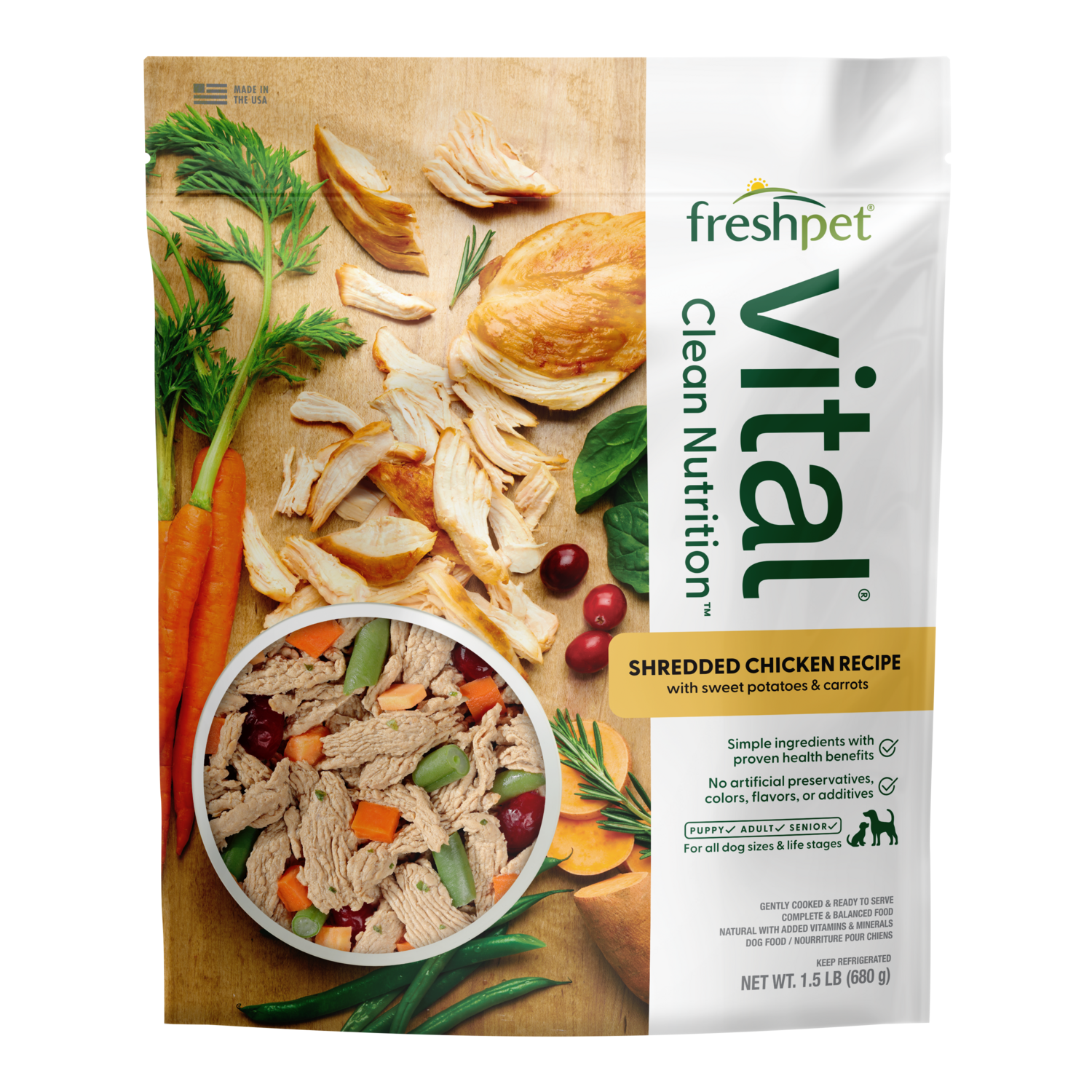 freshpet Vital Clean Nutrition Dog Food Review (Pouch)