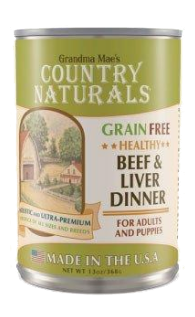 Grandma Mae’s Country Naturals Grain Free Dog Food Review (Canned)