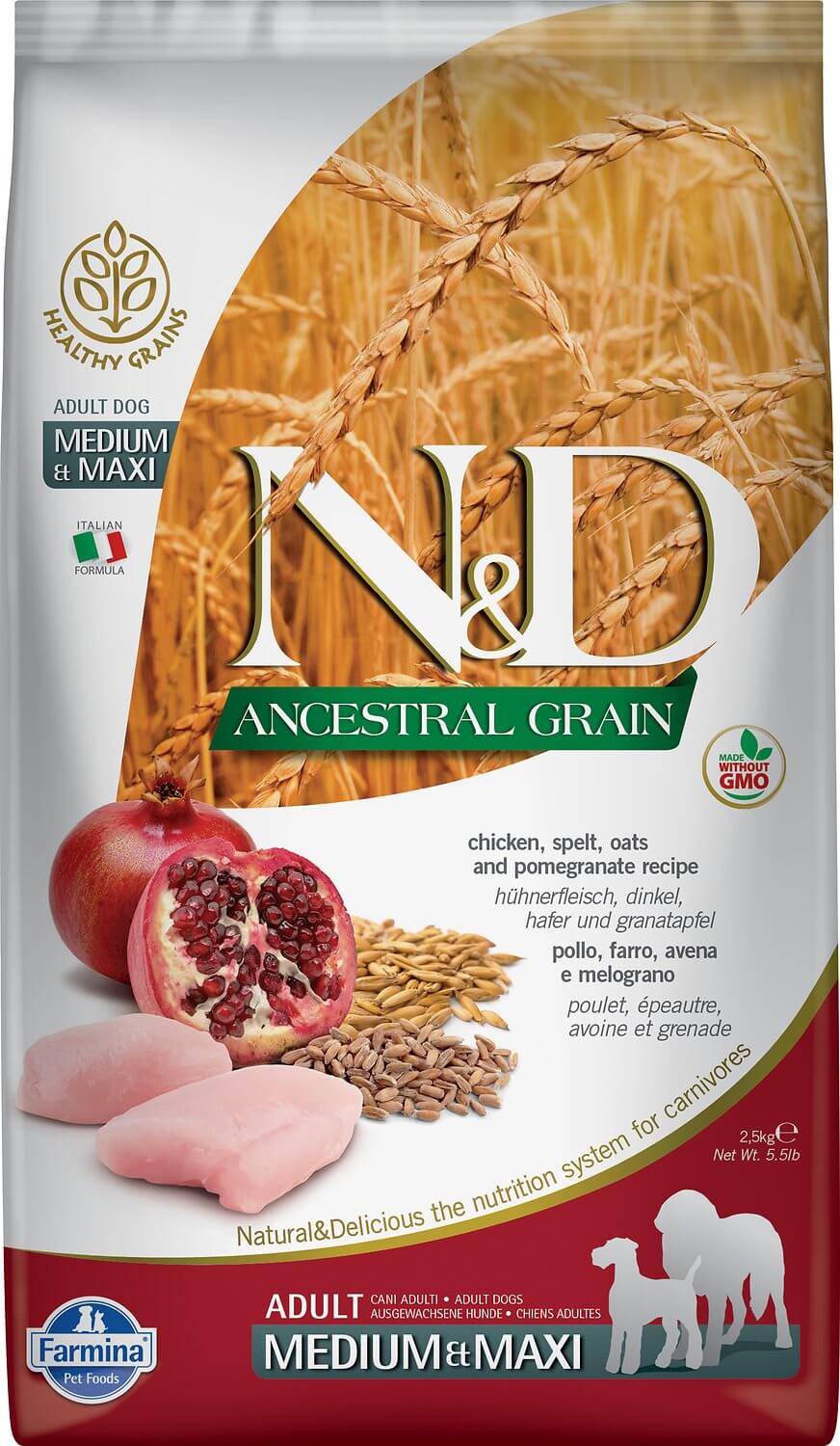 Farmina N&D Ancestral Grain - Best Dog Food with Grain