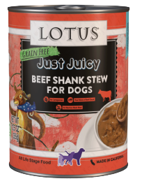 Lotus Just Juicy Dog Food Review (Canned)