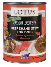 Lotus Just Juicy Dog Food Review (Canned)