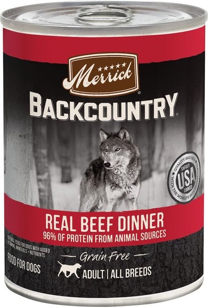 Merrick Backcountry Grain Free Dog Food Review (Canned)