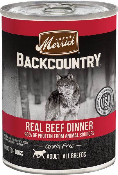 Merrick Backcountry Grain Free Dog Food Review (Canned)