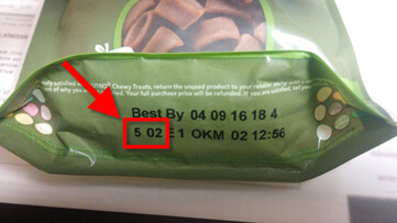 Nutro Chewy Treats Recall Lot InfoDecember 2015
