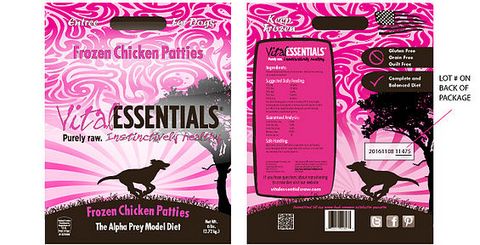 Vital Essentials Dog Food Recall January 2016
