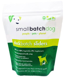 Smallbatch Duckbatch Sliders Dog Food