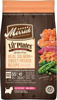 Merrick Lil' Plates Dry Food for Small Breeds - Best Dog Food for Shih Tzus