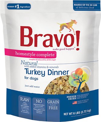 bravo dog food recall