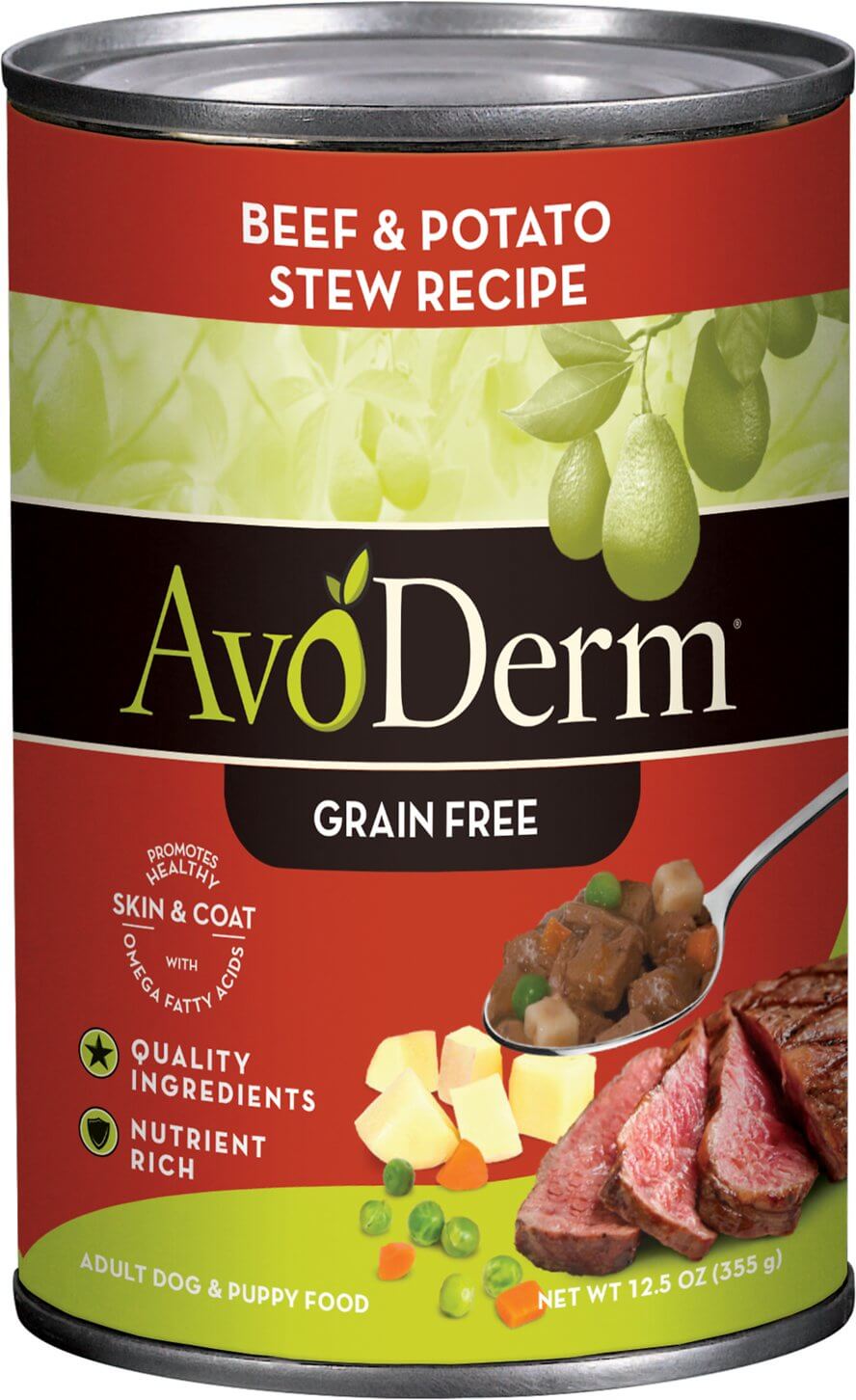 AvoDerm Natural Grain Free Dog Food Review (Canned)