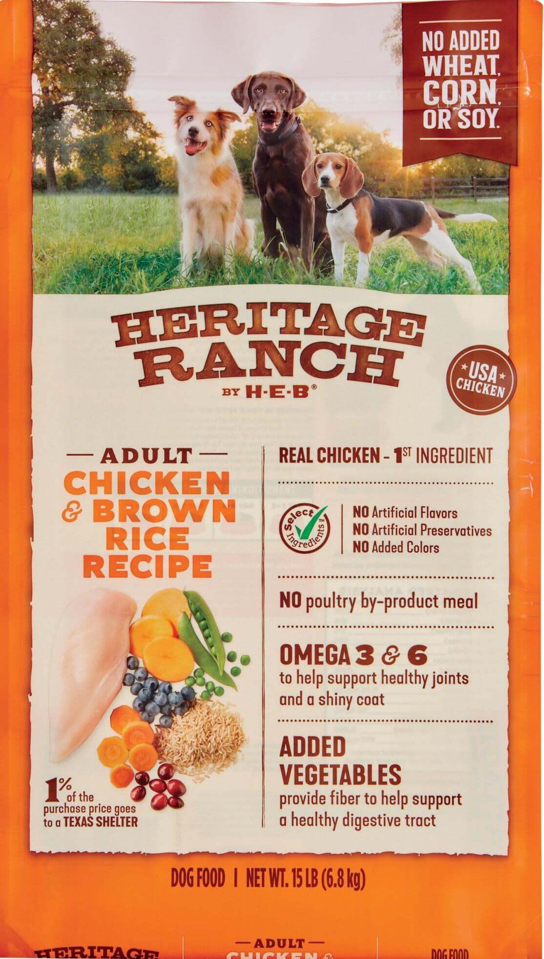 heb heritage ranch salmon dog food