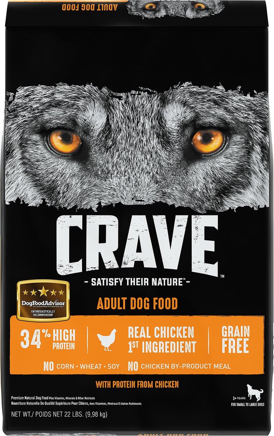 Crave Dog Food Review Rating Recalls