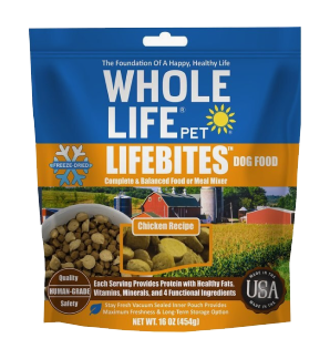 Whole Life LifeBites Dog Food Review (Freeze-Dried)
