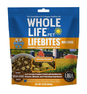 Whole Life LifeBites Dog Food Review (Freeze-Dried)