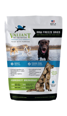 Valiant Pet Nutrition Raw Dog Food Review (Freeze-Dried)