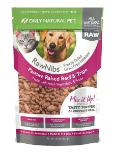 Only Natural Pet RawNibs Dog Food Review (Freeze-Dried)