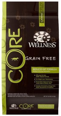 Wellness Core Grain Free Reduced Fat Low Fat Weight Loss Dog Food