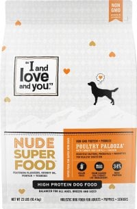 I and Love and You Nude Super Food Poultry Palooza - Best Large Breed Dog Food