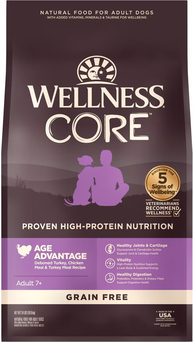 Wellness CORE Grain Free Age Advantage - Best Senior Dog Food