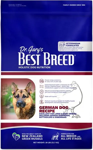 Dr. Gary's Best Breed - Best Dog Food for German Shepherds